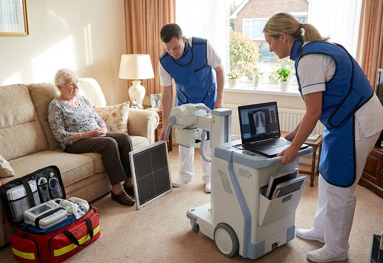 الأشعة المنزلية